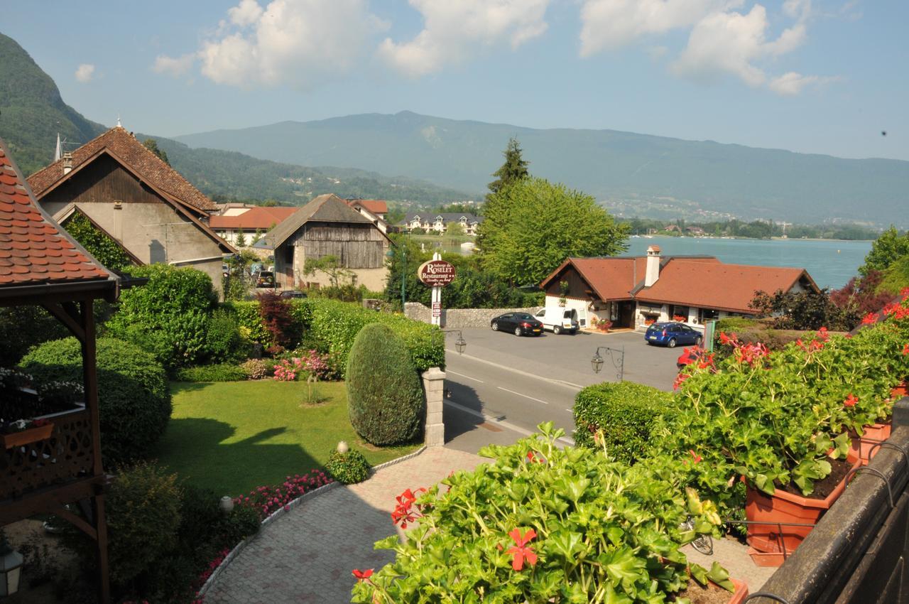 Auberge Du Roselet Duingt Exterior foto